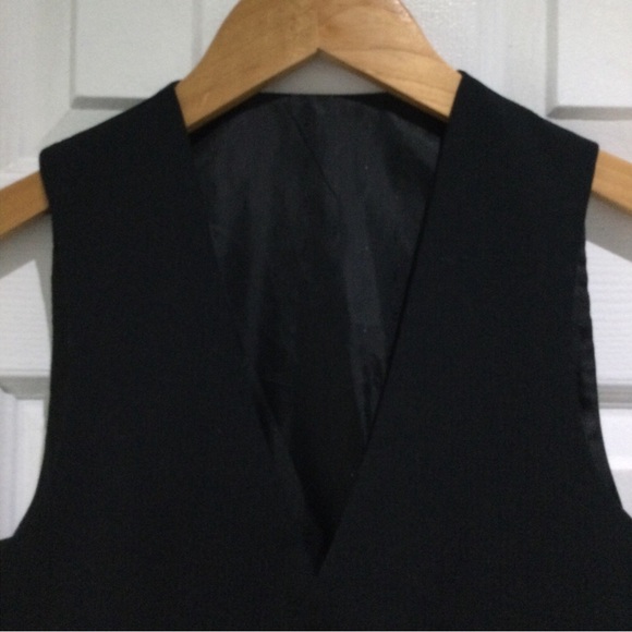 INC International Company Formal Black Vest (Set of 2) - Picture 4 of 6